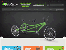 Tablet Screenshot of bicicletastandem.com